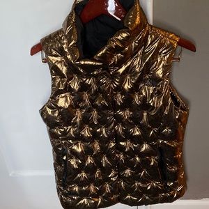 Bronze North Face Vest size Medium